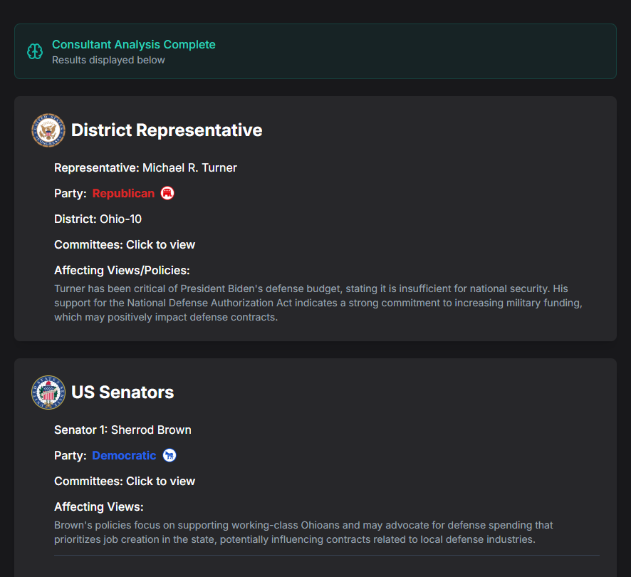 Vulcan Consultant Stage